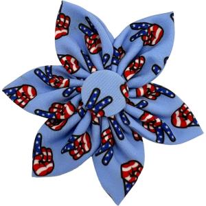 image:imageHuxley amp Kent Pet Pinwheel  4th of July  Spring Collar Accessory for DogsCats  Valentines Day Bow Collar Attachment  Cute Comfortable Accessory  HampK Pinwheel for PetsPatriots for Peace