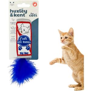 image:imageHuxley amp Kent Plush Cat Toy  Interactive Catnip Toy for Cats amp Kittens  Soft Kitty Toy with Crinkle amp Catnip  Fun Indoor Play Toy  Belly RubbinCats Blue Ribbon