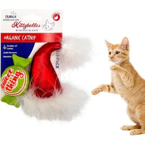 image:imageHuxley amp Kent Plush Cat Toy  Valentines Day Interactive Catnip Toy for Cats amp Kittens  Soft with Crinkle amp Catnip  Fun Indoor Play  First Lick Heart amp Be Mine Coffee 2pkSanta Hat  Sweet Thing Candy