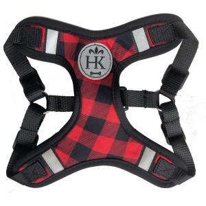 image:imageHuxley amp Kent Scout LoPro Harness  Blue ExtraSmall 48lbs  Easy Control Stepin Mesh Vest Harness for Dogs with Reflective Strips for Safety  HampK Walking Training Harness for DogsBuffalo Check