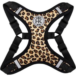 image:imageHuxley amp Kent Scout LoPro Harness  Blue ExtraSmall 48lbs  Easy Control Stepin Mesh Vest Harness for Dogs with Reflective Strips for Safety  HampK Walking Training Harness for DogsTan Leopard