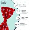 image:imageHuxley amp Kent Bow Tie for Dogs and Cats Happy Barkday SmallKing  Queen of Hearts