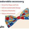 image:imageHuxley amp Kent Bow Tie for Dogs and Cats Happy Barkday SmallParty Time Blue