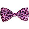 image:imageHuxley amp Kent Bow Tie for Dogs and Cats Happy Barkday SmallPink Leopard