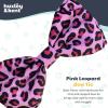 image:imageHuxley amp Kent Bow Tie for Dogs and Cats Happy Barkday SmallPink Leopard