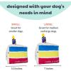 image:imageHuxley amp Kent Funny Dog Toy wSqueaker  Birthday Power Plush Squeaky Dog Toys for Small Medium amp Large Dogs  Soft Stuffed Animal for Indoor Play amp Fetch  Funfetti Cake SmallMake a Wish Cake