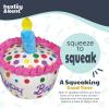 image:imageHuxley amp Kent Funny Dog Toy wSqueaker  Birthday Power Plush Squeaky Dog Toys for Small Medium amp Large Dogs  Soft Stuffed Animal for Indoor Play amp Fetch  Funfetti Cake SmallHappy Barkday Cake