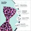 image:imageHuxley amp Kent Pet Bow Tie for Dogs amp Cats  Birthday Adjustable Hook amp Loop Collar Accessory  Cute amp Comfortable for Holidays amp Celebrations  Superstar SmallPink Leopard