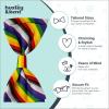 image:imageHuxley amp Kent Pet Bow Tie for Dogs amp Cats  PrideTheme Adjustable Hook amp Loop Collar Accessory  Cute amp Comfortable for Holidays amp Celebrations  Pride Equality ExtraLargeAll Together