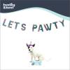 image:imageHuxley amp Kent Pet Celebration Banner  Lets Pawty Party Decoration for Dogs amp Cats  Reusable Sign Decor for Pet Birthdays Gotcha Days amp Special Occasions  Lets Pawty Banner Iridescent