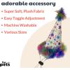 image:imageHuxley amp Kent Pet Party Hat for Dogs amp Cats  Fun Birthday Hat with SnugFit Adjustable Straps  Comfy Pet Costume Accessory for Parties Gotcha Days amp Celebrations  Blue SmallSuperstar