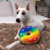image:imageHuxley amp Kent for Dogs  Fuzzy Soft Seltzer Large  Pride Funny Dog Toy  Power Plush Dog Toy with Squeaker  Dog Gift  Fun Durable and Safe  HampK Squeaky Dog ToyPride Donut
