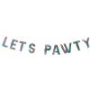 image:imageHuxley amp Kent Pet Celebration Banner  Lets Pawty Party Decoration for Dogs amp Cats  Reusable Sign Decor for Pet Birthdays Gotcha Days amp Special Occasions  Lets Pawty Banner Iridescent