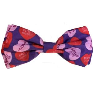 image:imageHuxley amp Kent Bow Tie for Dogs and Cats Happy Barkday SmallConvo Hearts