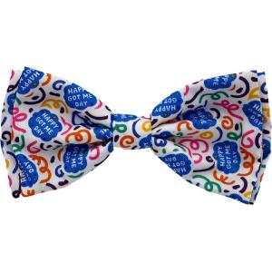 image:imageHuxley amp Kent Bow Tie for Dogs and Cats Happy Barkday SmallHappy Got Me Day