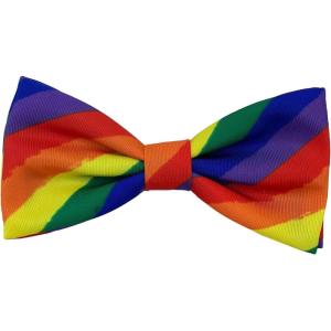 image:imageHuxley amp Kent Pet Bow Tie for Dogs amp Cats  PrideTheme Adjustable Hook amp Loop Collar Accessory  Cute amp Comfortable for Holidays amp Celebrations  Pride Equality ExtraLargeEquality