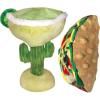 image:imageHuxley amp Kent Cinco de Mayo Dog Bundle  Small  Margarita Loco amp Taco Tuesday  Plush Squeaky Crinkle Dog Toys