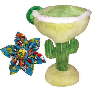 image:imageHuxley amp Kent Cinco de Mayo Dog Bundle  Small  Margarita Loco amp Cinco Fiesta Pinwheel  Plush Squeaky Crinkle Dog Toy amp Collar Accessory