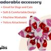 image:imageHuxley amp Kent Pet Pinwheel  Strawberries Small  Spring Collar Accessory for DogsCats  Valentines Day Bow Collar Attachment  Cute Comfortable Accessory  HampK Pinwheel for PetsKiss Kiss