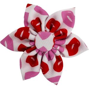 image:imageHuxley amp Kent Pet Pinwheel  Strawberries Small  Spring Collar Accessory for DogsCats  Valentines Day Bow Collar Attachment  Cute Comfortable Accessory  HampK Pinwheel for PetsKiss Kiss