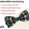 image:imageHuxley amp Kent Bow Tie for Pets  Teal Argyle ExtraLarge  Bow Tie Collar Attachment  Fun Bow Ties for Dogs amp Cats  Cute Comfortable and Durable  HampK Bow TieExtraLarge