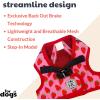 image:imageHuxley amp Kent Hudson Walking amp Training Harness  High Street Plaid ExtraSmall 610lbs  Easy Control Stepin Mesh Vest Harness with Reflective Strips for Safety  HampKStrawberry