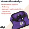 image:imageHuxley amp Kent Hudson Walking amp Training Harness  Tan Leopard Small 1015lbs  Easy Control Stepin Mesh Vest Harness with Reflective Strips for Safety  HampKPurple