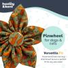 image:imageHuxley amp Kent Pet Pinwheel Bow for Dogs amp Cats  Thanksgiving Fall Adjustable Hook amp Loop Collar Accessory  Cute amp Comfortable for Holidays amp Celebrations  What Me Worry Turkey LargeSilly Squirrels