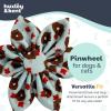 image:imageHuxley amp Kent Pet Pinwheel Bow for Dogs amp Cats  Thanksgiving Fall Adjustable Hook amp Loop Collar Accessory  Cute amp Comfortable for Holidays amp Celebrations  What Me Worry Turkey LargeTossed Beaver with Leaf