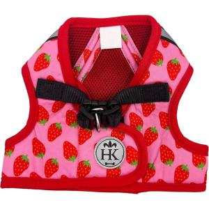 image:imageHuxley amp Kent Hudson Walking amp Training Harness  Tan Leopard Small 1015lbs  Easy Control Stepin Mesh Vest Harness with Reflective Strips for Safety  HampKStrawberry