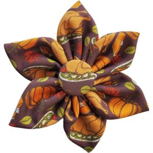 image:imageHuxley amp Kent Pet Pinwheel Bow for Dogs amp Cats  Thanksgiving Fall Adjustable Hook amp Loop Collar Accessory  Cute amp Comfortable for Holidays amp Celebrations  What Me Worry Turkey LargeTurkey Dinner