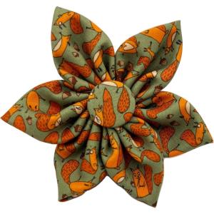 image:imageHuxley amp Kent Pet Pinwheel Bow for Dogs amp Cats  Thanksgiving Fall Adjustable Hook amp Loop Collar Accessory  Cute amp Comfortable for Holidays amp Celebrations  What Me Worry Turkey LargeSilly Squirrels