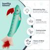 image:imageHuxley amp Kent Kicker Plush Cat Toy  Holiday Interactive Catnip Toy for Cats amp Kittens  Soft Canvas for Kicking amp Batting  Fun Indoor Play  Merry Fishmas Sardine Kicker