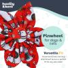 image:imageHuxley amp Kent Pet Pinwheel Bow for Dogs amp Cats  Holiday Adjustable Hook amp Loop Collar Accessory  Cute amp Comfortable for Holidays amp Celebrations  Peppermint Stripe SmallMerry Llamas