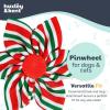 image:imageHuxley amp Kent Pet Pinwheel Bow for Dogs amp Cats  Holiday Adjustable Hook amp Loop Collar Accessory  Cute amp Comfortable for Holidays amp Celebrations  Peppermint Stripe SmallPeppermint Stripe