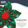 image:imageHuxley amp Kent Pet Pinwheel Bow for Dogs amp Cats  Holiday Adjustable Hook amp Loop Collar Accessory  Cute amp Comfortable for Holidays amp Celebrations  Peppermint Stripe SmallNaughty  Nice