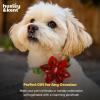 image:imageHuxley amp Kent Pet Pinwheel Bow for Dogs amp Cats  Holiday Adjustable Hook amp Loop Collar Accessory  Cute amp Comfortable for Holidays amp Celebrations  Peppermint Stripe SmallChristmas Trees