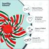 image:imageHuxley amp Kent Pet Pinwheel Bow for Dogs amp Cats  Holiday Adjustable Hook amp Loop Collar Accessory  Cute amp Comfortable for Holidays amp Celebrations  Peppermint Stripe SmallPeppermint Stripe