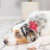 image:imageHuxley amp Kent Pet Pinwheel Bow for Dogs amp Cats  Holiday Adjustable Hook amp Loop Collar Accessory  Cute amp Comfortable for Holidays amp Celebrations  Peppermint Stripe SmallChristmas Trees