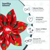 image:imageHuxley amp Kent Pet Pinwheel Bow for Dogs amp Cats  Holiday Adjustable Hook amp Loop Collar Accessory  Cute amp Comfortable for Holidays amp Celebrations  Peppermint Stripe SmallChristmas Trees