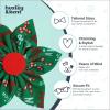 image:imageHuxley amp Kent Pet Pinwheel Bow for Dogs amp Cats  Holiday Adjustable Hook amp Loop Collar Accessory  Cute amp Comfortable for Holidays amp Celebrations  Peppermint Stripe SmallNaughty  Nice