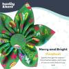 image:imageHuxley amp Kent Pet Pinwheel Bow for Dogs amp Cats  Holiday Adjustable Hook amp Loop Collar Accessory  Cute amp Comfortable for Holidays amp Celebrations  Peppermint Stripe SmallMerry  Bright