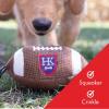 image:imageHuxley amp Kent Dog Bundle  Small HK Football amp Small Football Bowtie  Plush Dog Toy and Hook amp Loop Collar Attachment