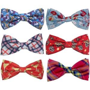 image:imageHuxley amp Kent Bow Tie for Pets  MultiBundle 6Pack Bow Tie Collar Attachments AXLarge  Fun Bow Ties for Dogs amp Cats  Cute Comfortable and Durable  HampK Bow TieA