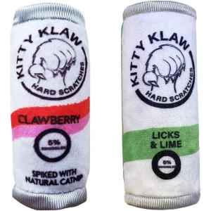 image:imageHuxley amp Kent Cat Toy Bundle  Kitty Klaw Clawberry amp Kitty Klaw Licks amp Limes  Soft Plush Pounce Kitty Toy with Catnip and Crinkle