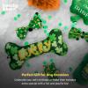 image:imageHuxley amp Kent Funny Dog Toy wSqueaker  St Patricks Day Power Plush Squeaky Dog Toys for Small Medium amp Large Dogs  Soft Stuffed Animal for Indoor Play amp Fetch  Shamrock Donut LargeSmall