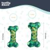image:imageHuxley amp Kent Funny Dog Toy wSqueaker  St Patricks Day Power Plush Squeaky Dog Toys for Small Medium amp Large Dogs  Soft Stuffed Animal for Indoor Play amp Fetch  Shamrock Donut LargeSmall