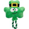 image:imageHuxley amp Kent Funny Dog Toy wSqueaker  St Patricks Day Power Plush Squeaky Dog Toys for Small Medium amp Large Dogs  Soft Stuffed Animal for Indoor Play amp Fetch  Shamrock Donut LargeOne Size