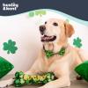 image:imageHuxley amp Kent Funny Dog Toy wSqueaker  St Patricks Day Power Plush Squeaky Dog Toys for Small Medium amp Large Dogs  Soft Stuffed Animal for Indoor Play amp Fetch  Shamrock Donut LargeSmall
