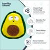 image:imageHuxley amp Kent Interactive Funny Dog Toy wSqueaker  Power Plush Treat Hiding Toy  Cute and Funny Soft Puzzle for Small amp Large Dogs  Pop n Fetch Avocado LargeLarge